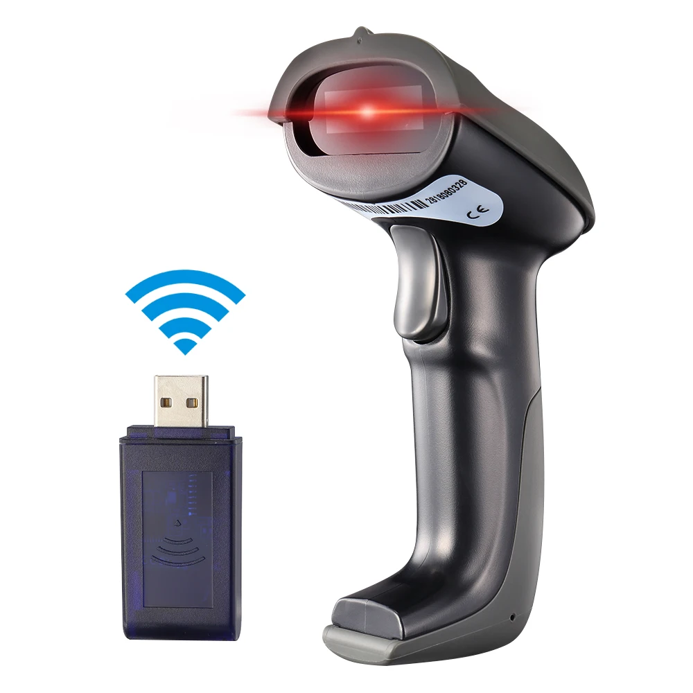 

ISSYZONEPOS Handheld Barcode Scanner 2D QR US BWireless Bar Code Scanner For POS System supermarkets warehousE logistics