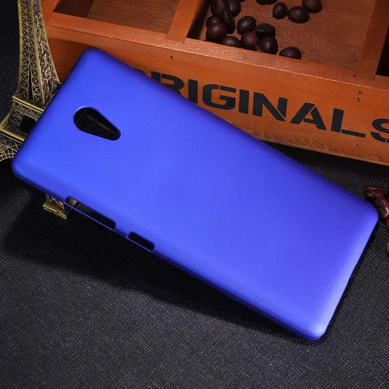 Для lenovo Vibe P2 P2a42 разноцветный роскошный прорезиненный матовый пластиковый жесткий чехол для lenovo P2 5,5 дюймов чехол для сотового телефона s - Цвет: Dark Blue