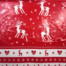 Высокий стол тканевый чехол мультфильм узор украшение для рождественской вечеринки дома банкета UEJ