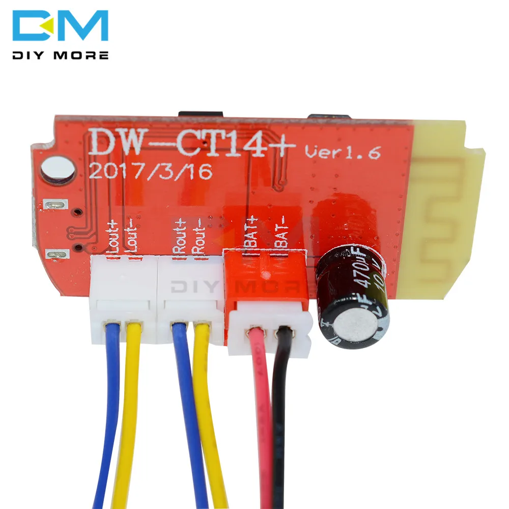 Плата цифрового усилителя звука Micro USB 3 7 в 5 В Вт двойная плата DIY Bluetooth динамик