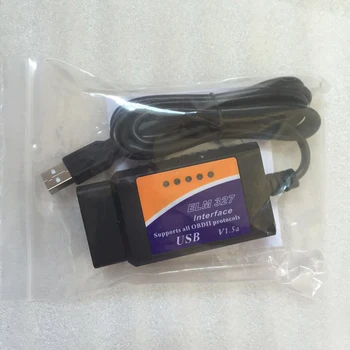 

ELM327 USB OBD2 Auto Diagnostic Tool Latest Version ELM 327 USB Interface OBDII CAN-BUS Scanner supports all OBD-II protocols