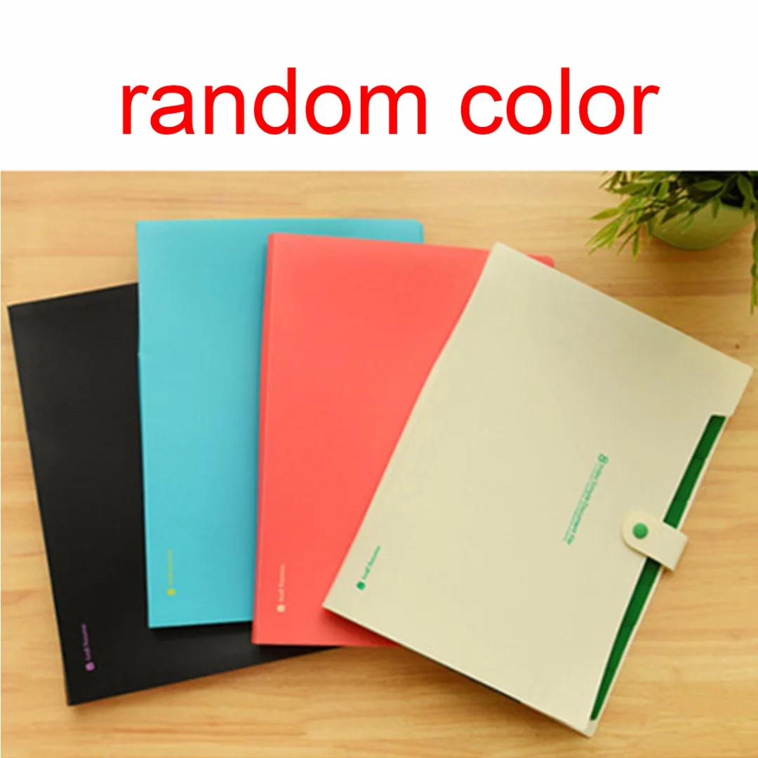 1pc x Plastic A4 Paper File Folder Cover Holder Document Office Supplies Portfolio