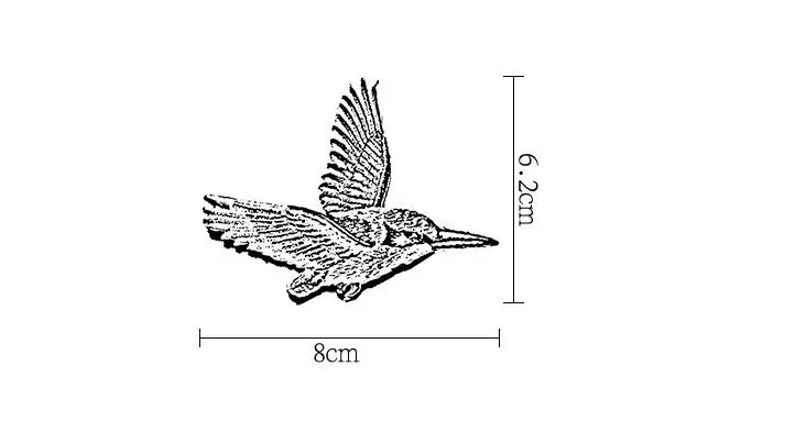 embroidery birds iron on patches for clothes 6
