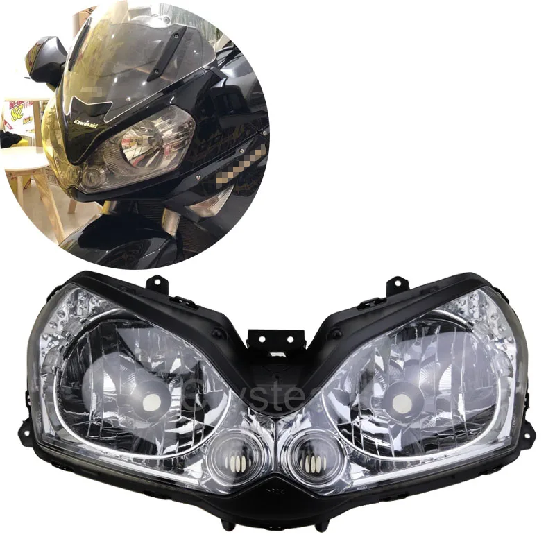 Motorcycle Headlamp Front Head Light Housing Assembly Kit For Kawasaki GTR1400 1400GTR ZG1400 Concours 2008 2011| | - AliExpress