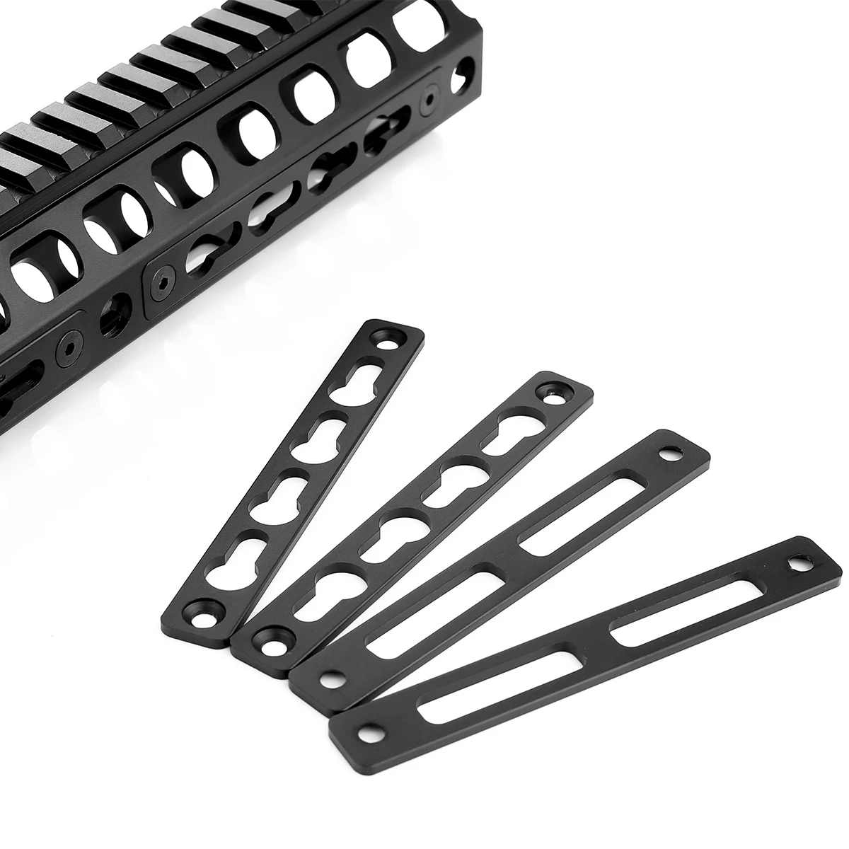 Magorui 7 &quot12&quot tactacl AR15 Keymod &amp M Lok Free Float Handguard Picatinny Rail для крепления прицела замена