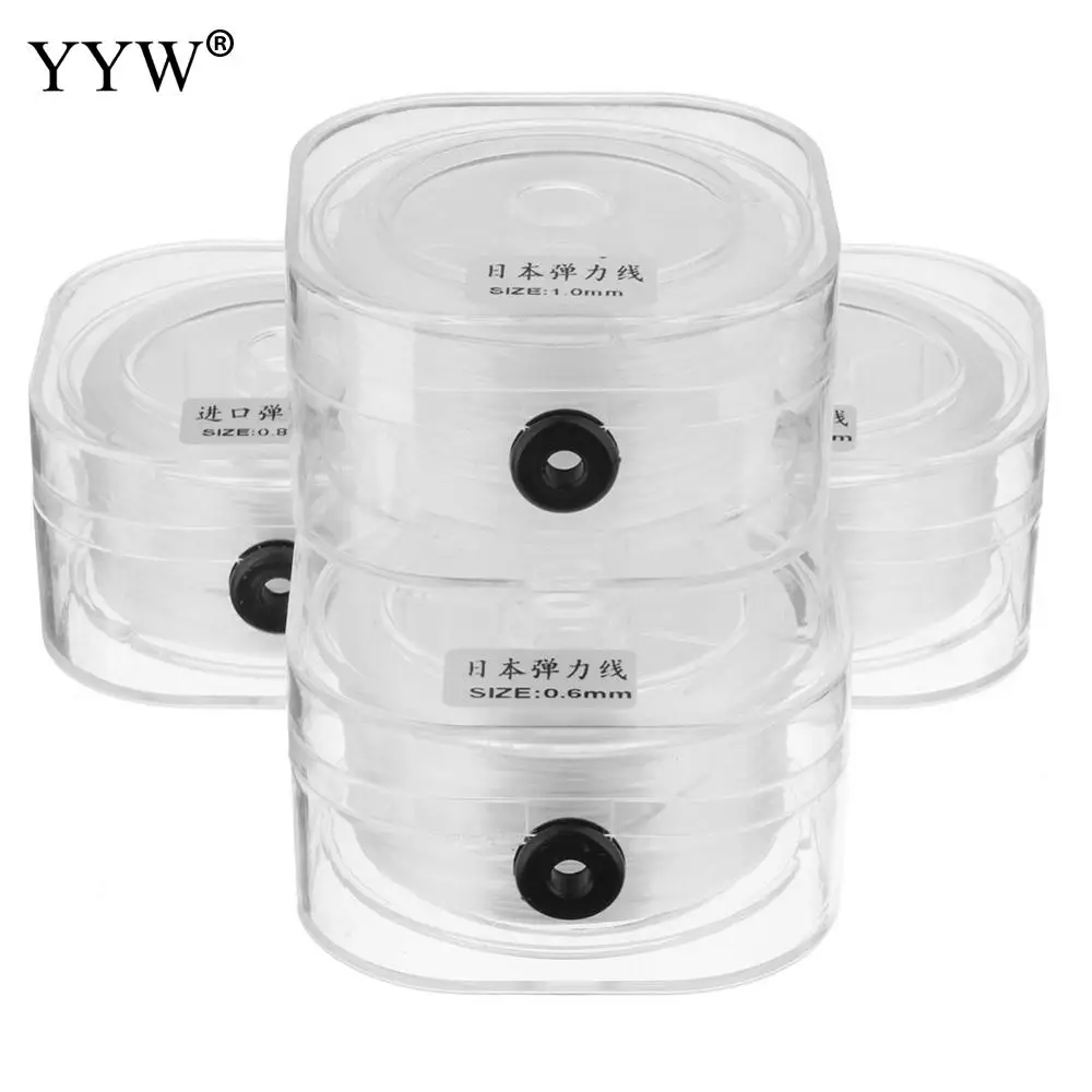 

0.6/0.8/1mm Stretchy Elastic Rope Cord Crystal String For Jewelry Making Beading Bracelet Plastic Box Wire Fishing Thread Rope