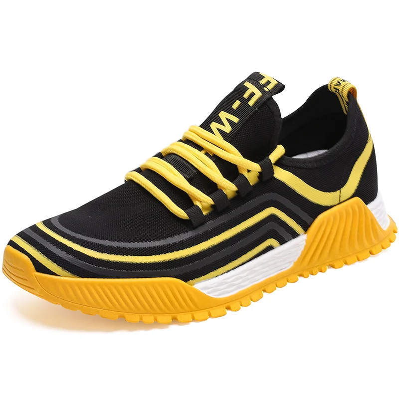 Спортивная обувь для мужчин новые брендовые кроссовки для мужчин zapatillas hombre Deportiva дышащие Masculino Esportivo спортивная обувь для мужчин - Цвет: 509 Yellow