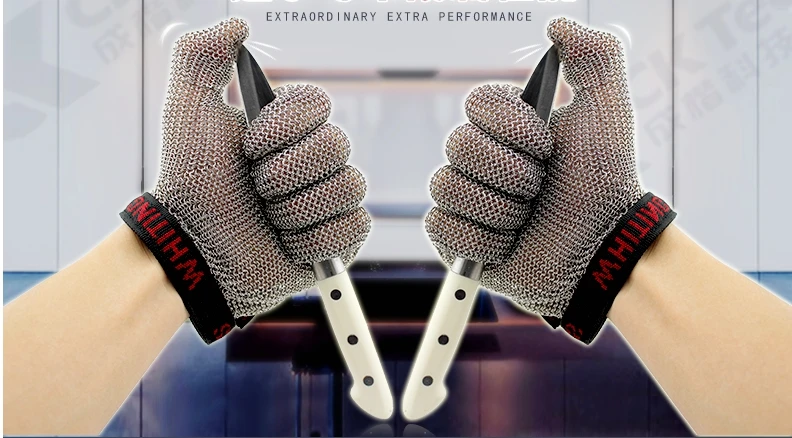 

Whiting Davis Stainless Steel Mesh Ambidextrous Gloves