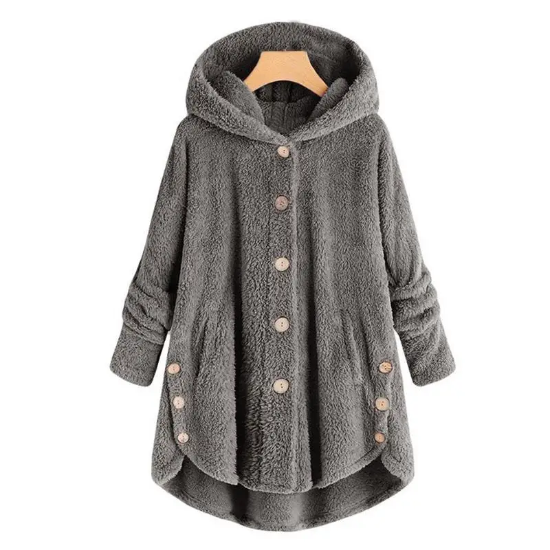 Модный кардиган, Женские Повседневные свитера, Осень-зима, длинный рукав, однотонный джемпер, вязаный кардиган, пальто, женская верхняя одежда, Pull Femme - Цвет: Dark grey