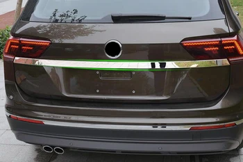 

2017 2018 For Volkswagen Tiguan Car Styling Rear Trunk Lid Molding Cover Trim Stainless Steel 1 Piece