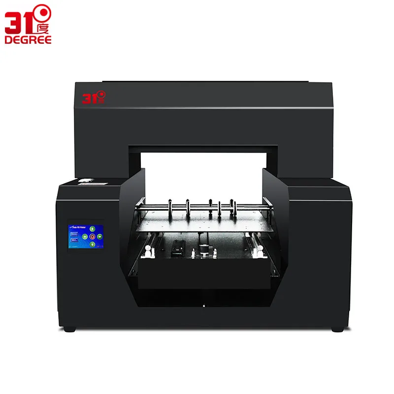  A3 UV With Cylinder Color Inkjet Printer Flatbed Printing Machine 3d Emboss Phone Case Metal/Wooden
