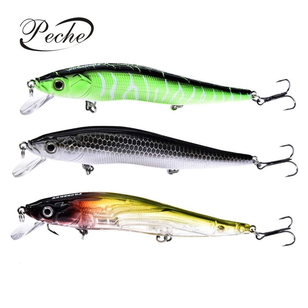 Minnow рыболовные приманки Shads воблеры и крутящиеся искусственные ABS жесткие для
