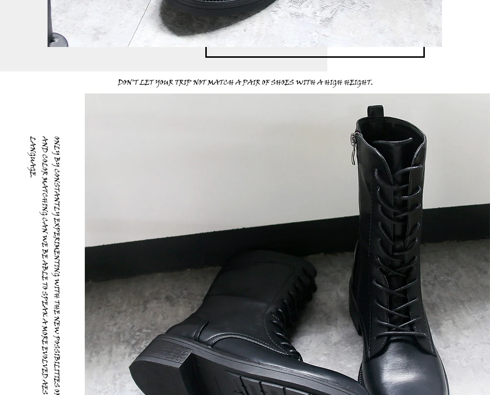 Женские ботинки; сезон осень-зима; Модные Ботинки martin; женские джинсовые ботинки в стиле панк; черные армейские ботинки на молнии
