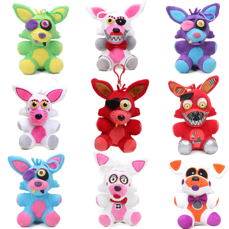 Игрушки FNAF Five Nights At Freddy's 4 15 см плюшевый кулон мангл Фокси Бонни и Чика