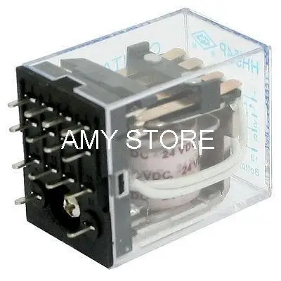 HH54PA MY4NJA 3A 12VDC/24VDC/24VAC/110VAC/220VAC катушка PCB Сварка электромагнитное реле 4PDT 14 Pin |