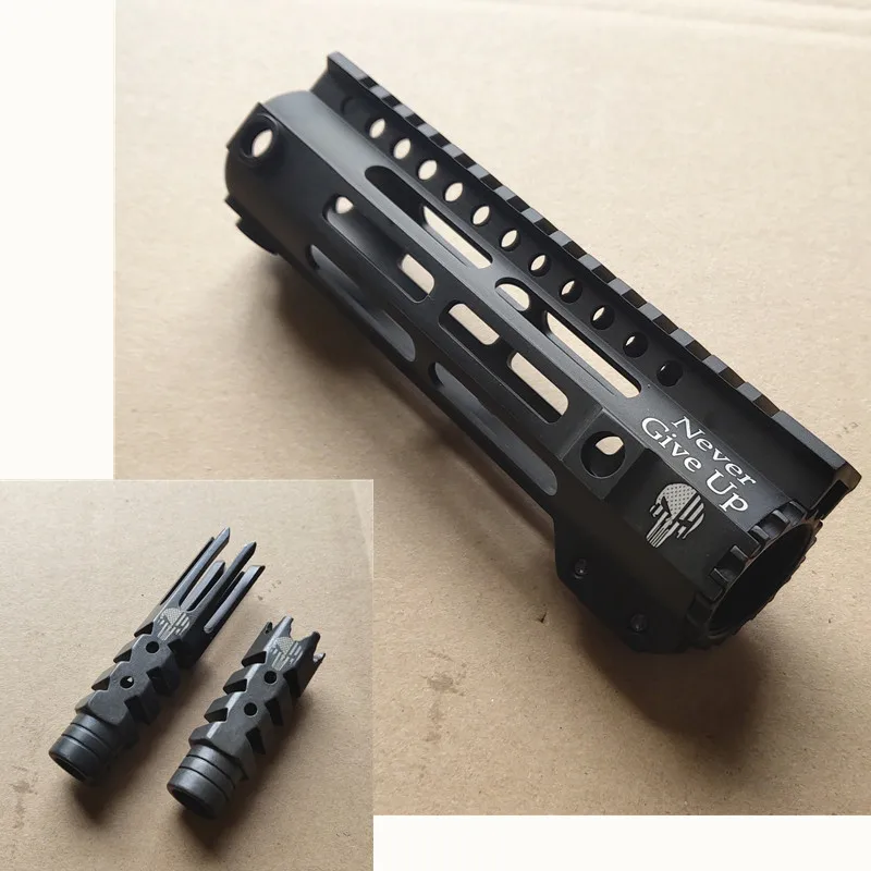 Каратель AR15 защита для рук M4 MLOK handguard 7, 10, 12, 15 дюймов Тонкий бесплатный поплавок mlok handguard Пикатинни