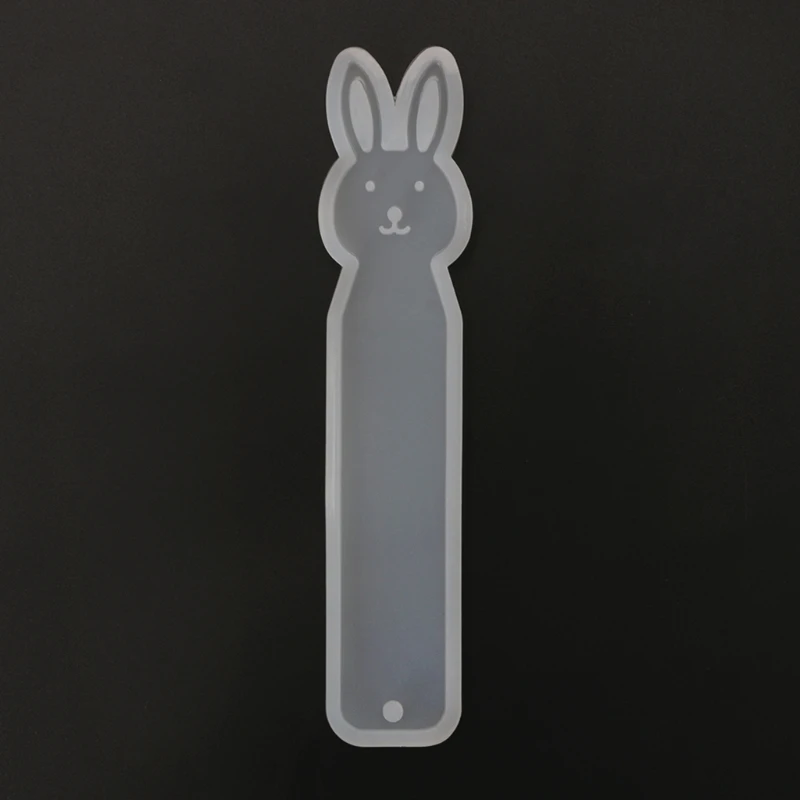 Силиконовая форма DIY Закладка милые зеркало-кулон с изображением кролика ремесла ювелирных изделий эпоксидной полимерное приспособление