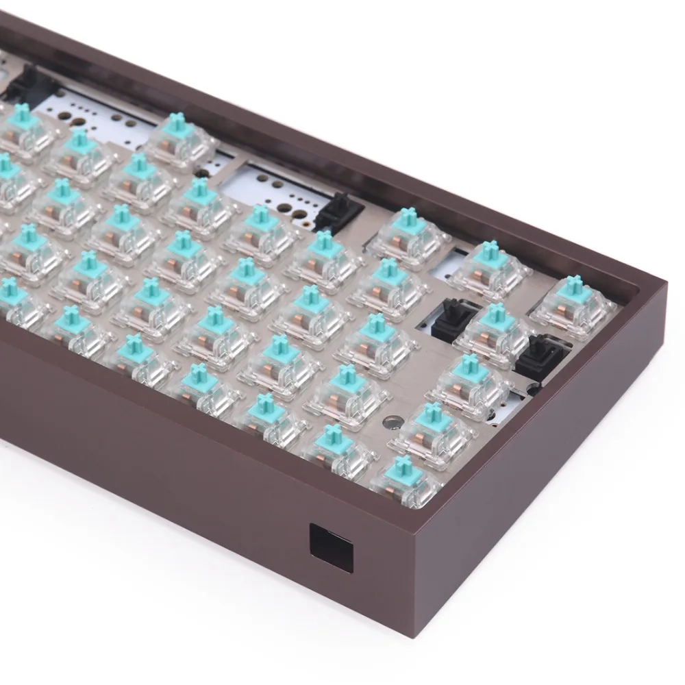 Полностью собранная клавиатура TOFU 60% с DZ60 PCB Aliaz/Zealios/Tealios переключатели