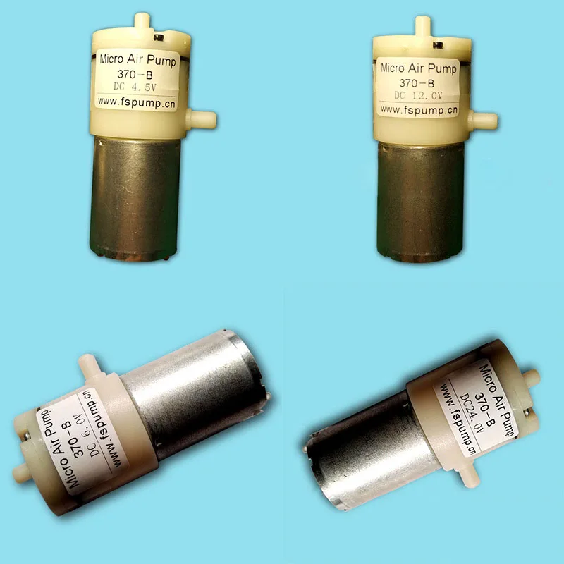 DC 6V 12V 24V Мини 370 двигатель вакуумный воздушный насос микро отрицательное давление