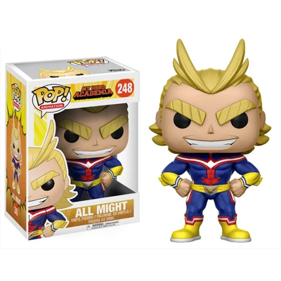 Funko pop My Hero Academy ALL MIGHT DEKU KATSUKI TODOROKI TSUYU SHOTA виниловые фигурки Коллекция Модель игрушки - Цвет: 248