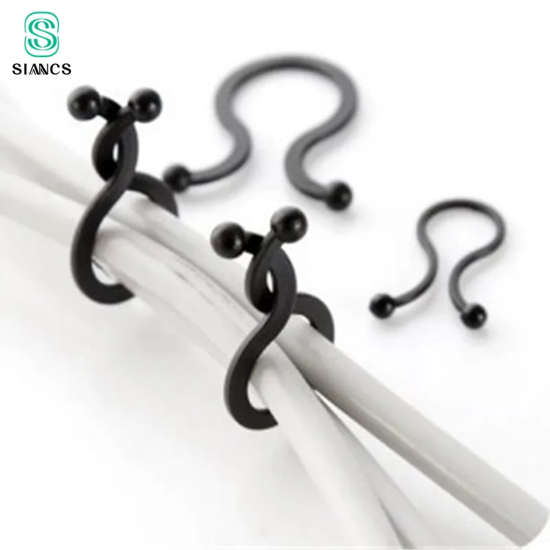 30Pcs Mini font b Cable b font font b winder b font wrapped Cord Line Plug