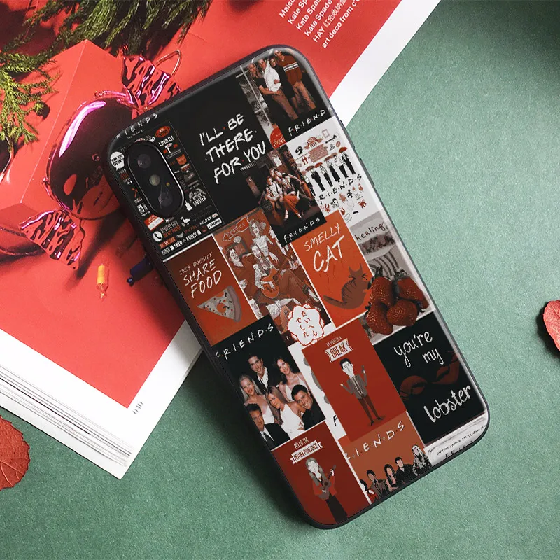 

Friends TV Series Collage coque TPU soft silicone Phone Case cover shell For Apple iPhone 5 5s Se 6 6s 7 8 Plus X XR XS MAX