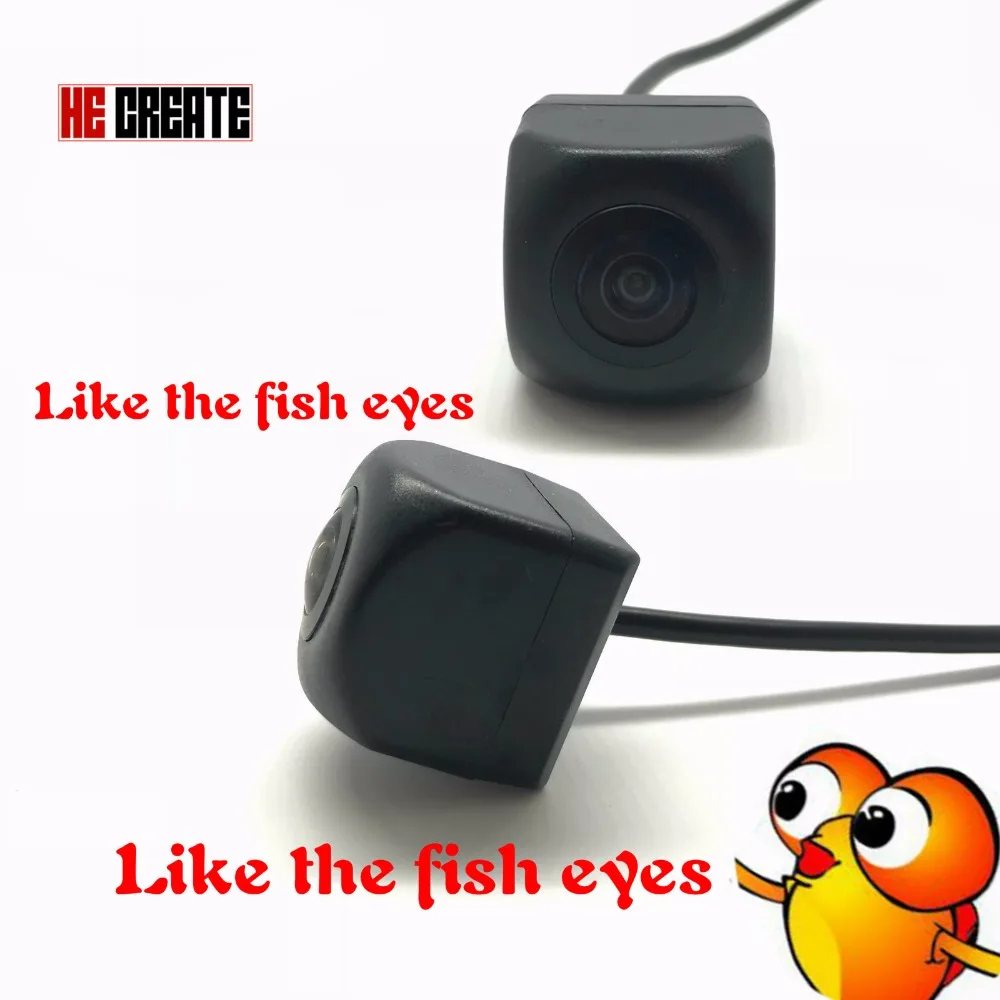 HE CREATE 170 Degree Fish Eyes Low light Level Night Vision HD 1280 720P MCCD Car