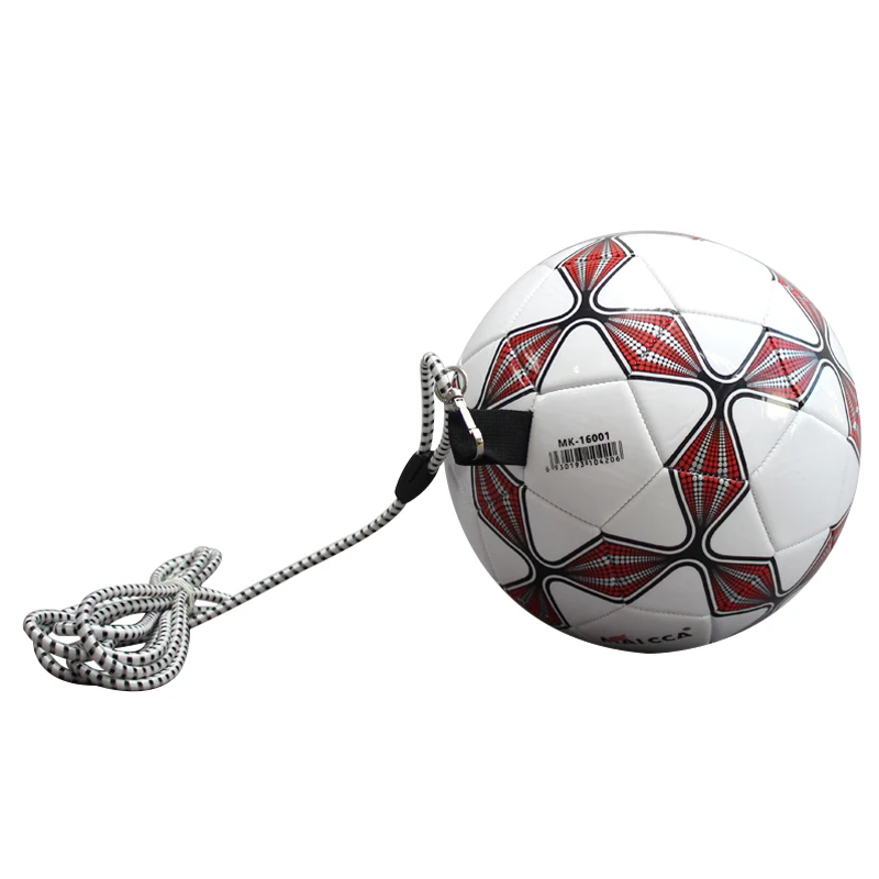 Размер 4# футбол с веревкой для детей и подростков обучение специальный футбол ударопрочный и износостойкий