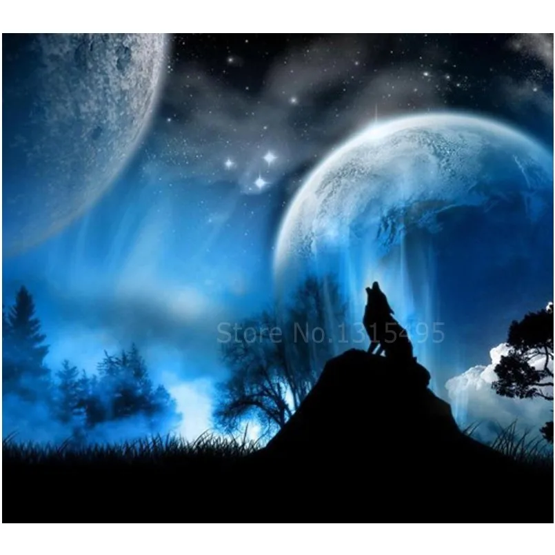 

Diamond embroidery wolf 28*25cm picture pastes painting of rhinestone cross stitch diamond mosaic animals wolf painting C164