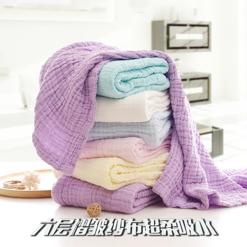 Детское одеяло из хлопка для новорожденных, мягкое детское муслиновое полотенце для душа, марлевые пеленки для малышей, одеяло s 110 см* 110 см