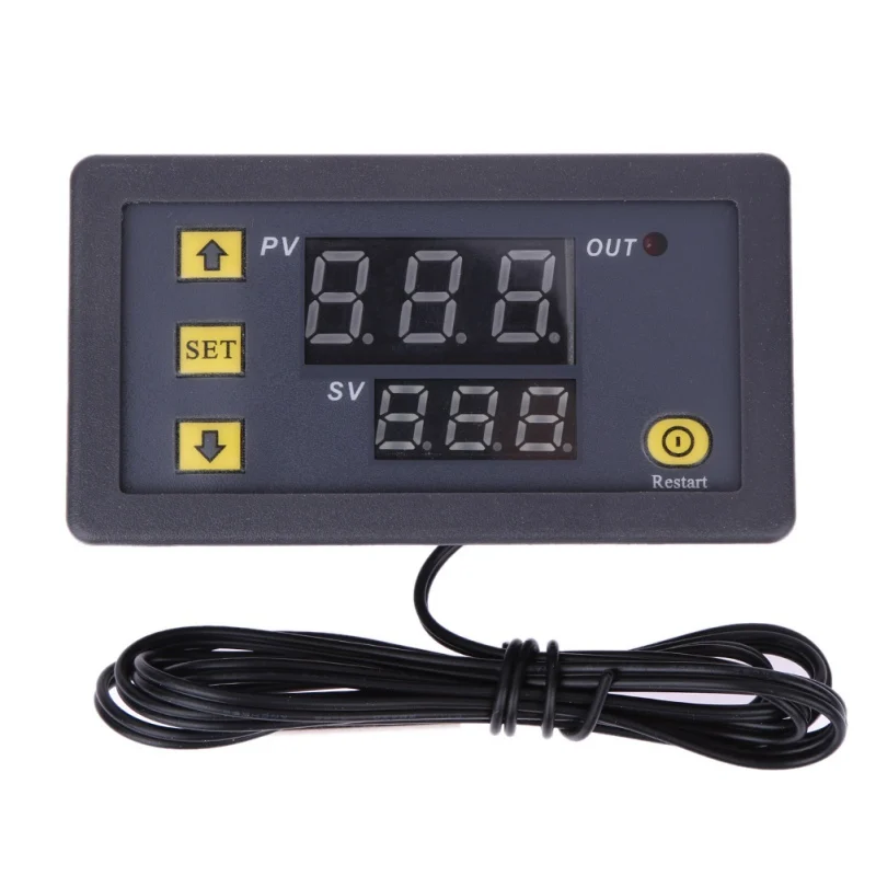 

Digital Temperature Controller DC 5V 12V 24V Thermostat Temperature Control High temp alarm