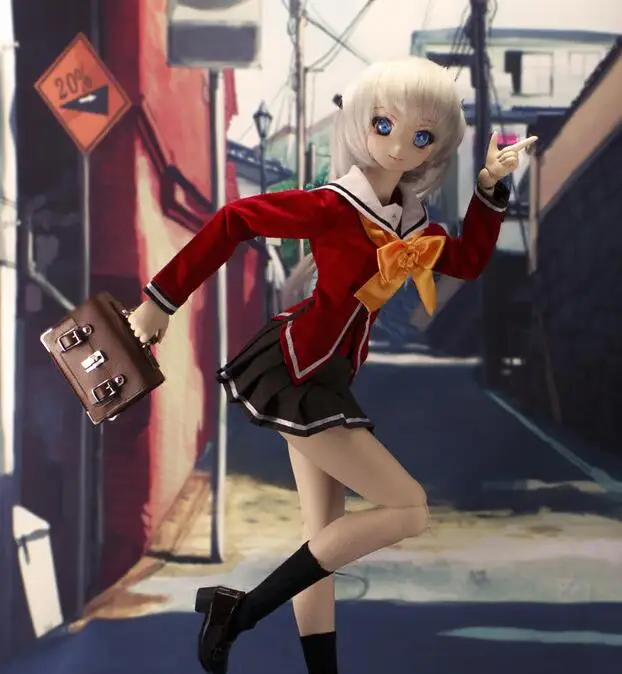 Принимаем на заказ Новые Косплей униформы COS Charlotte Tomori Nao для 1/3 BJD SD DD DDL кукольная
