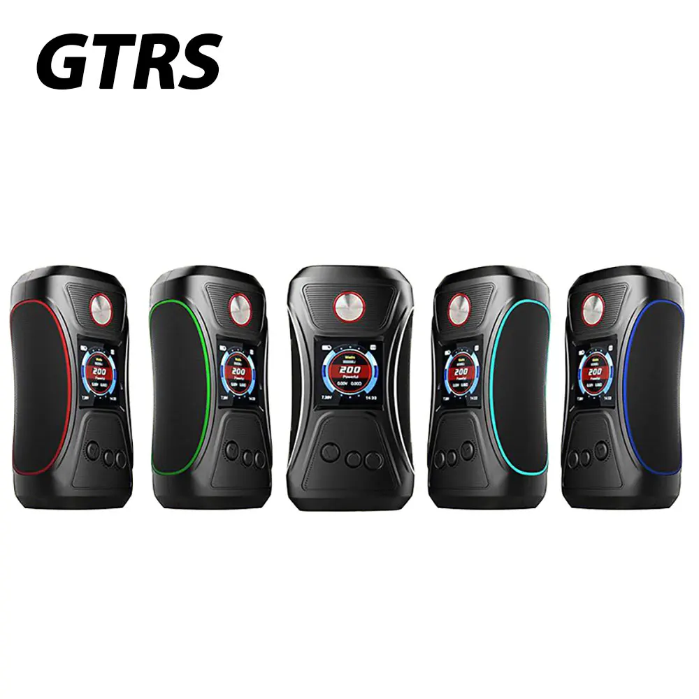 

Original 200W GTRS VBOY 200 TC Box MOD with 1.3-inch TFT IPS Full Color Display & SX500 Chipset Electronic Cigarette GTRS Mod