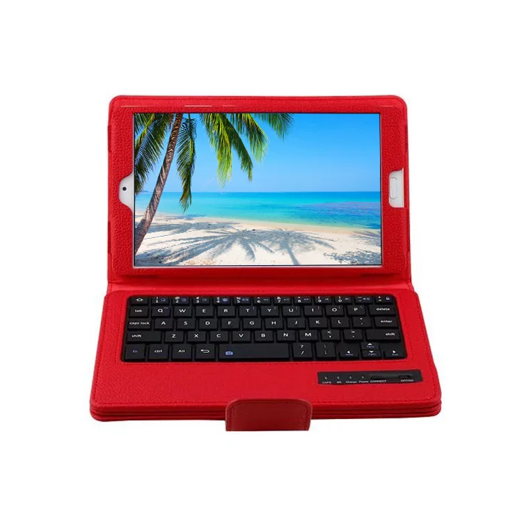 

New Removable Wireless Bluetooth Keyboard + PU Leather Protective Case Stand Cover for Huawei M3 8.4inch