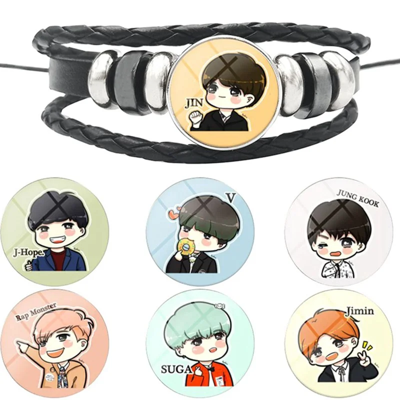 

New Children's Cartoon BTS Time Bracelet Jewelry Christmas Gift