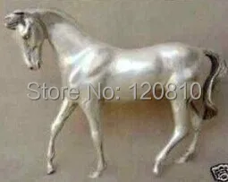 

Rare Asian solid silver exquisite ornaments horse statue