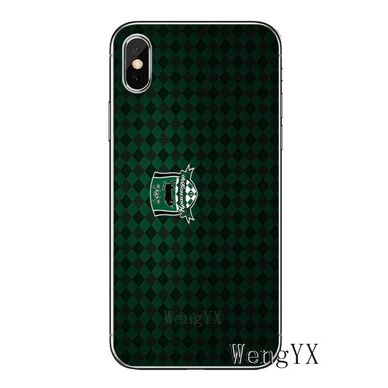 Для Apple iPhone X XR 8 7 plus XS Max 6s 6 plus SE 5S 5c 5 4S 4 FC Krasnodar football мягкий кожух, чехол для мобильного телефона - Цвет: FC-Krasnodar-A-05