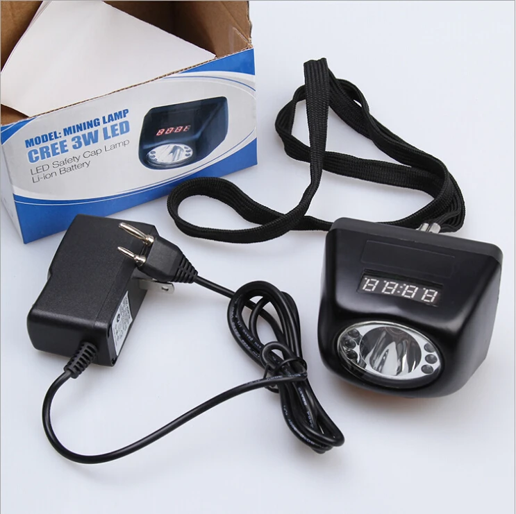 

CE certification 3W LED 18HOURS 4500-10000LUX USA CREE cordless mining head safety cap lamp mining lamp head light
