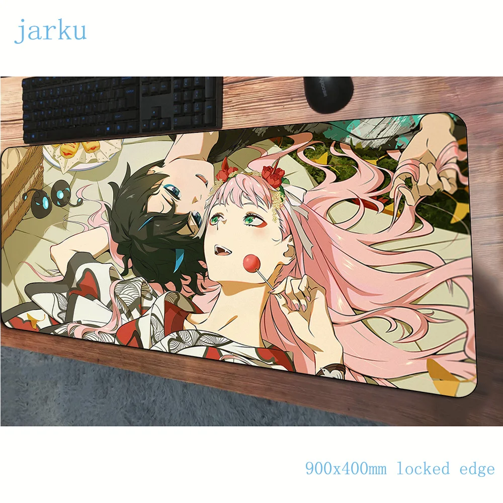 Коврик для мыши darling in the franxx padmouse 900x400x3 мм, игровой коврик для мыши в подарок, коврик для мыши для геймера, Настольный коврик высокого качества, коврик для мыши, ПК