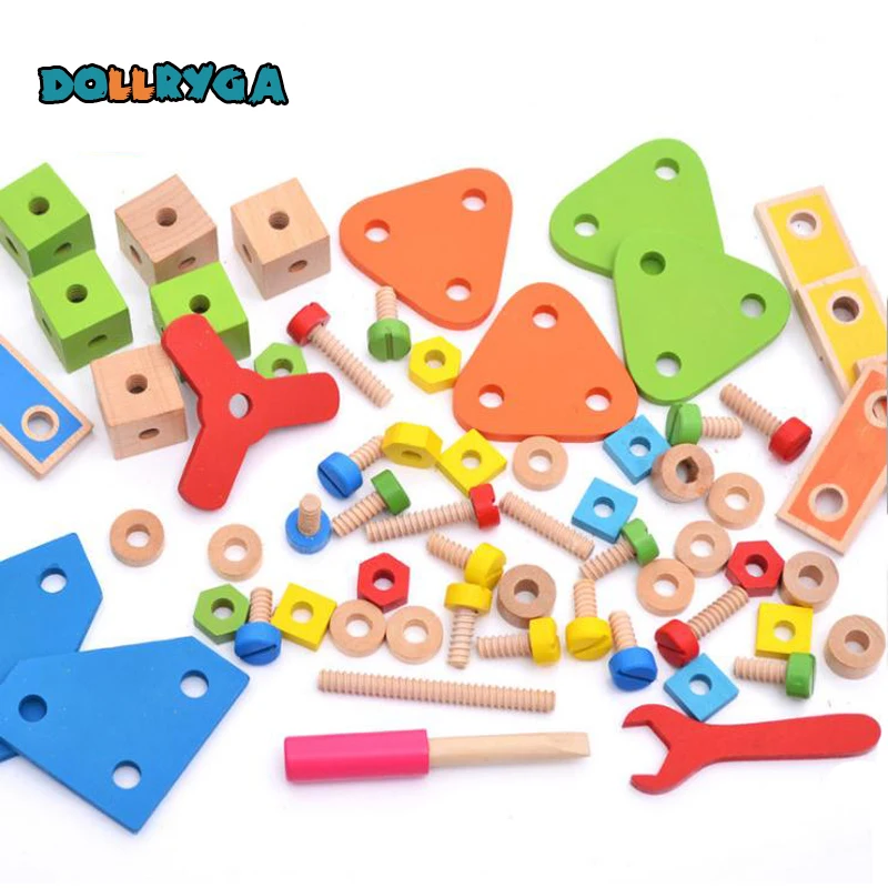 DOLLRYGA DIY Children Wooden Deformation Robot Building Blocks 5Models Children Handmade Educational Toys Kids Birthday Present DOLLRYGA DIY Children Wooden Deformation Robot Building Blocks 5Models Children Handmade Educational Toys Kids Birthday Present