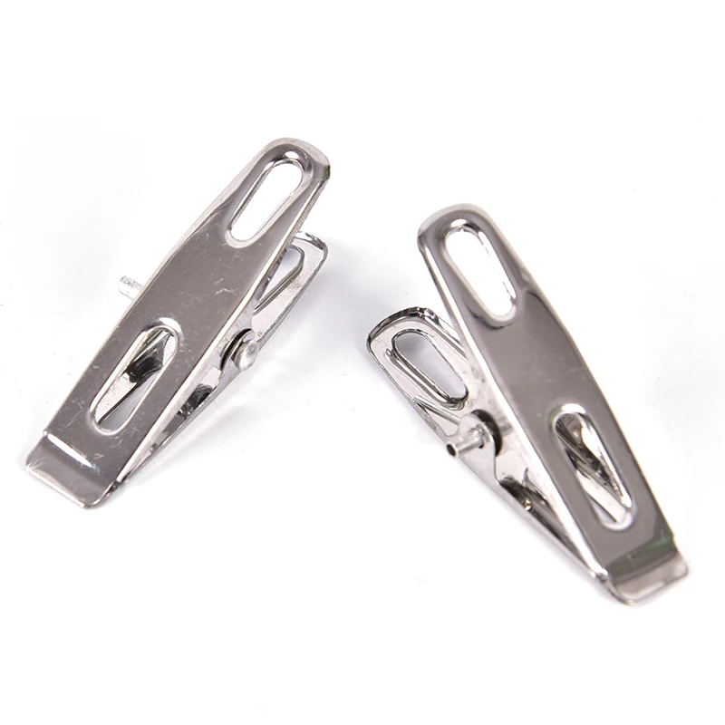 20Pcs Stainless Steel Clothes Pegs Clothespins Socks Underwear Drying