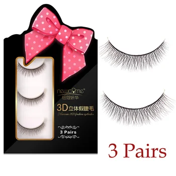

3 pairs /set 3D 9 Kinds Full strip lashes Natural Thick Fake Lashes 3D Eyelashes Makeup Tool False Lashes