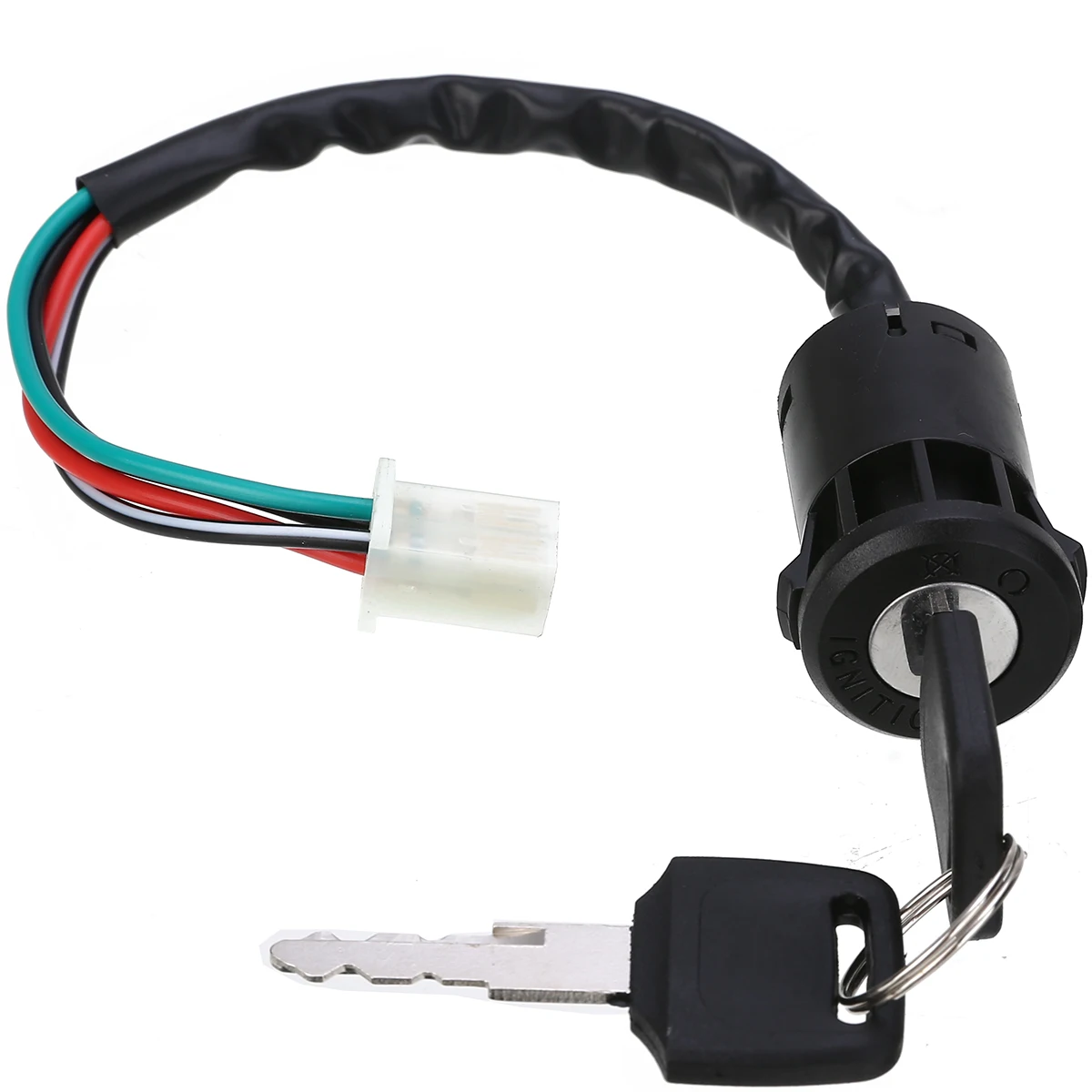 1PC Durable Ignition Key Switch 4 Pin Connector ON OFF Lockstitch For110cc 125cc 140cc Pit Dirt Quad Bike Lock