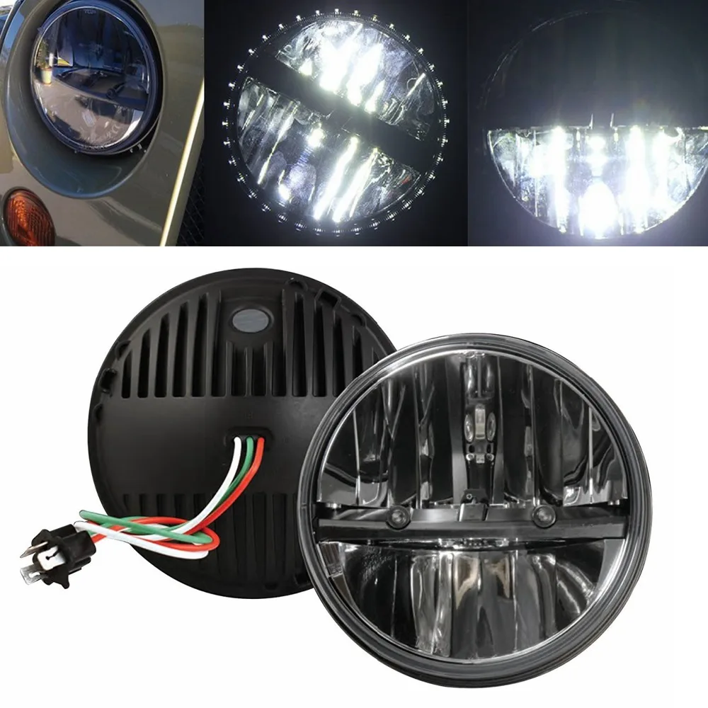 7 Inch Round Led Headlight for Jeep Wrangler CJ JK TJ Motorcycle