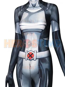 

X-23 Laura Kinney Superhero Costume X-men Grey 3D Print Spandex Zentai Bodysuit Halloween Costume Jumpsuit Custom Made