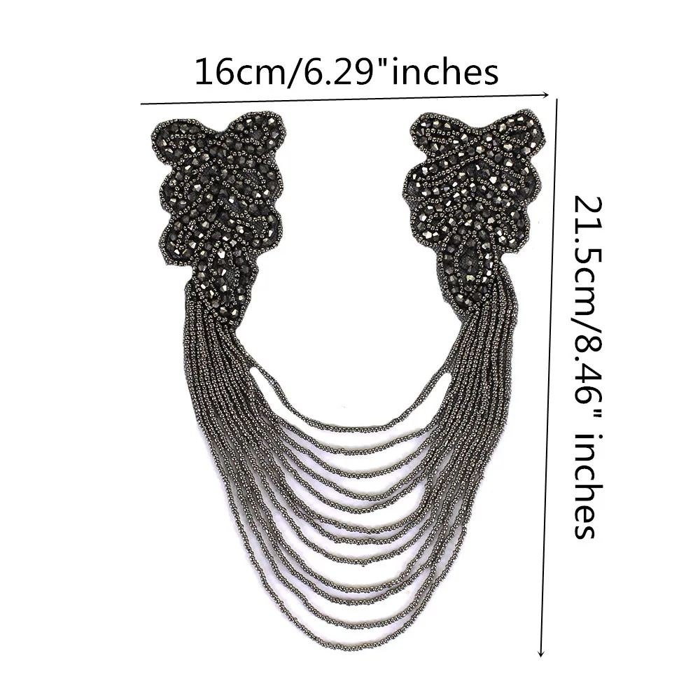 Бусы ручной работы с цветочным рисунком, кисточками патчи эполеты плеча ...