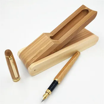 

1 PCS High Quality Luxury wood fountain pen Iraurita ink pen 0.5mm nib Caneta Stationery Office supplies GB04