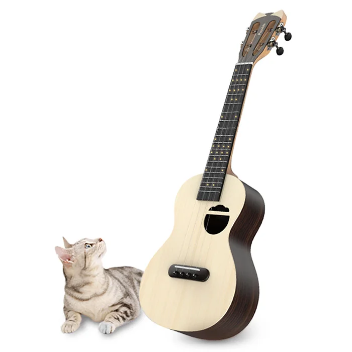 Populele S2 LED Bluetooth USB Smart Ukulele Toy For Beginners Tuition-Free Interesting Learning Toy Musical Instrument Gifts