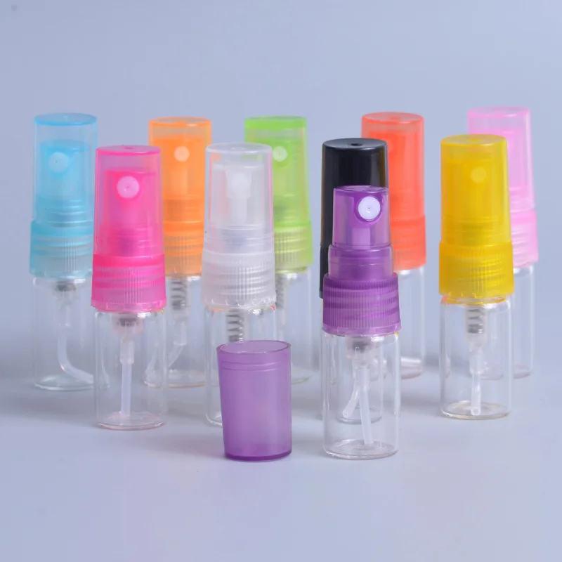 MUB-10Pieces-Lot-2ML-Portable-Glass-Perfume-Bottle-With-Plastic-Spray-Empty-Clear-Parfum-Atomizer-With