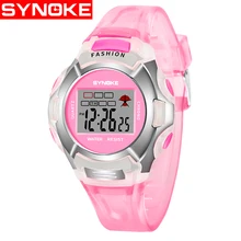 SYNOKE LED Digital Watch Children Girls Wrist Watch Kids Watches Boys Clock Child Sport Digital-watch for Girl Boy Surprise Gift